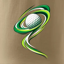 Golfový míček zelená dynamika