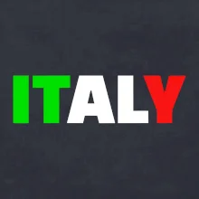 Italy Nápis Italy Nápis