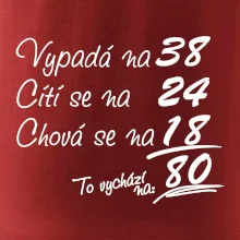 Vypadá, cítí se, chová se - 80 let