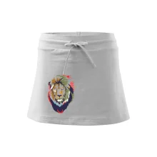 Hlava lva kreslená jednoduchá