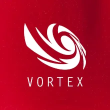Vortex logo jednobarevné