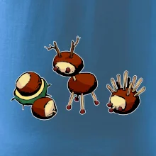 Kaštanová zvířátka - v řadě