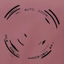 Foto objektiv obtisk