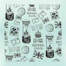 Britská pošta ikony