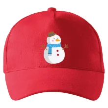 Sněhulák se šálou