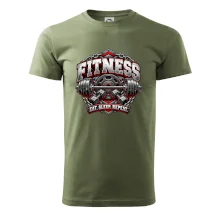 Fitness činka a závaží eat sleep repeat