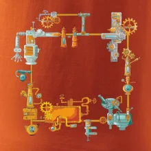 Steampunk barevná sestava