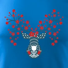 Folklor - jelen s červenými plody