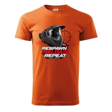 Paintballová maska respawn reload repeat