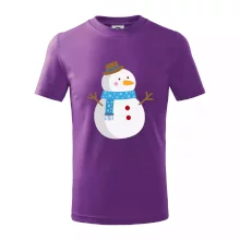 Sněhulák se šálou