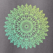 Mandala zelenožlutá