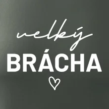 Velký brácha - nápis na prsou