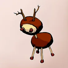 Kaštanový jelínek