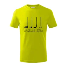 Golf - life is full of important choices