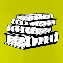 Knihy černobílé na sobě