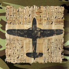 Egyptské hieroglyfy letadlo