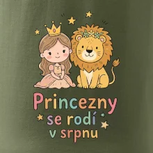 Dětský obrázek - princezny se rodí v srpnu