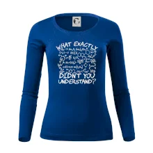 What exactly didnt you understand Chemistry