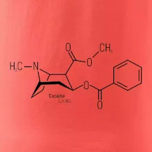 Molekulární struktura Cocaine Kokain