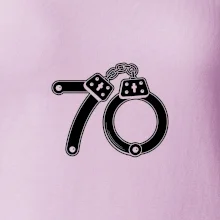 Narozeninové tričko pro policajta - pouta 70