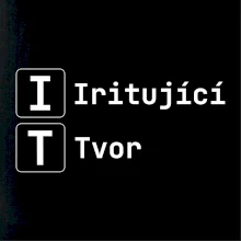 IT Nápis Iritující Tvor