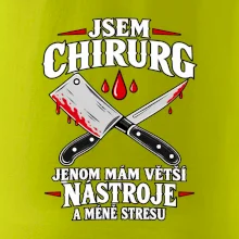 Řezník chirurg s většími nástroji