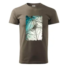 Barevné nebe - stožáry vysokého napětí