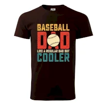 Baseball dad like a regular dad but cooler