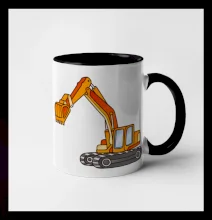 Bagr bez nápisu oranžový