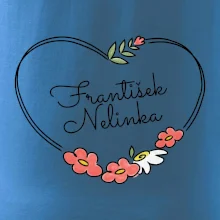 Srdce velké - Tričko se jmény dětí