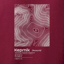 Keprník - vrstevnice v obdélníku