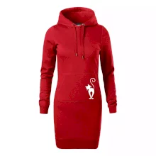 Zamilovaná kočka zezadu