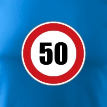Dopravní značka - omezení rychlosti 50