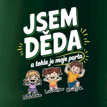 Děda a jeho parta (obrázky a jména vnuků)