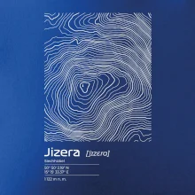 Jizera - vrstevnice v obdélníku