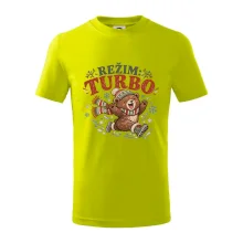 Rodinná vánoční trička - Režim turbo zimní medvídek dítě