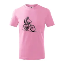MTB kreslený cyklista MTB kreslený cyklista