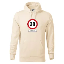 Dopravní značka - rychlost 30 - váš nápis