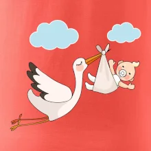 Čáp čekáme miminko - neutrální