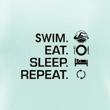 Eat sleep swim