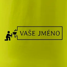 Instalatér - jméno v rámečku