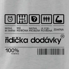 Čárový kód - řidička dodávky