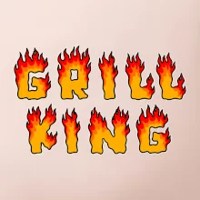 Grill King ohnivý nápis