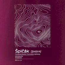 Špičák - vrstevnice v obdélníku