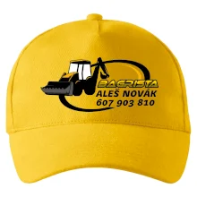 Bagrista v kruhu - vlastní nápis