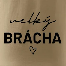 Velký brácha - nápis na prsou