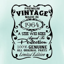 Vintage Etiketa - 1964