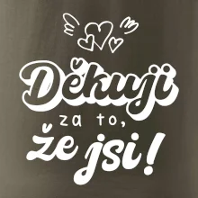 Psací děkuji za to, že jsi