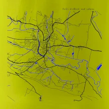 Dvůr Králové nad Labem mapa s vodními toky