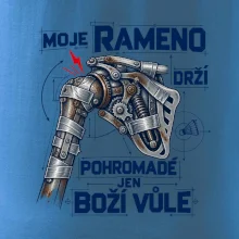 Badminton rameno drží boží vůle